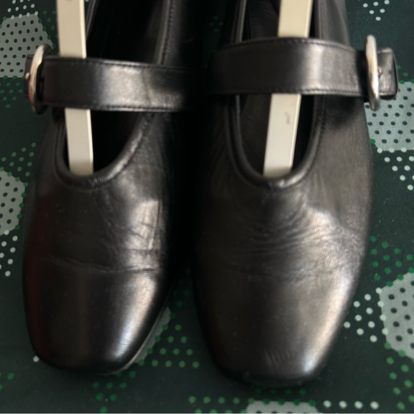 Maguire Aveiro Maryjane Ballerina Black Leather Shoes - Picture 6 of 16